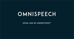 Desktop Screenshot of omni-speech.com